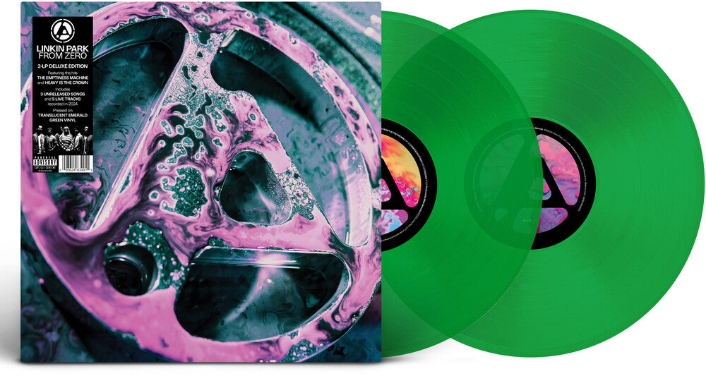 the album cover for Linkin Park - From Zero (Deluxe) [Translucent Emerald 2LP]