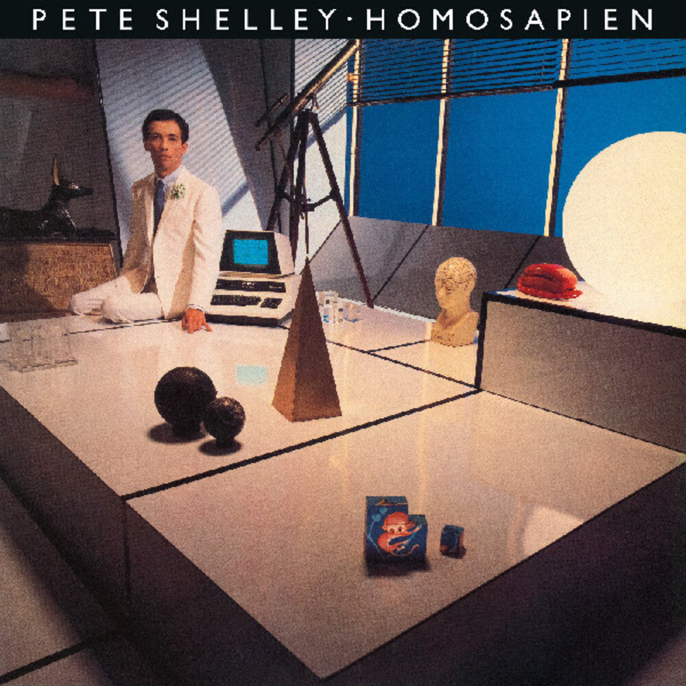 the album cover for Pete Shelley - Homosapien (Phot) [Download Included]