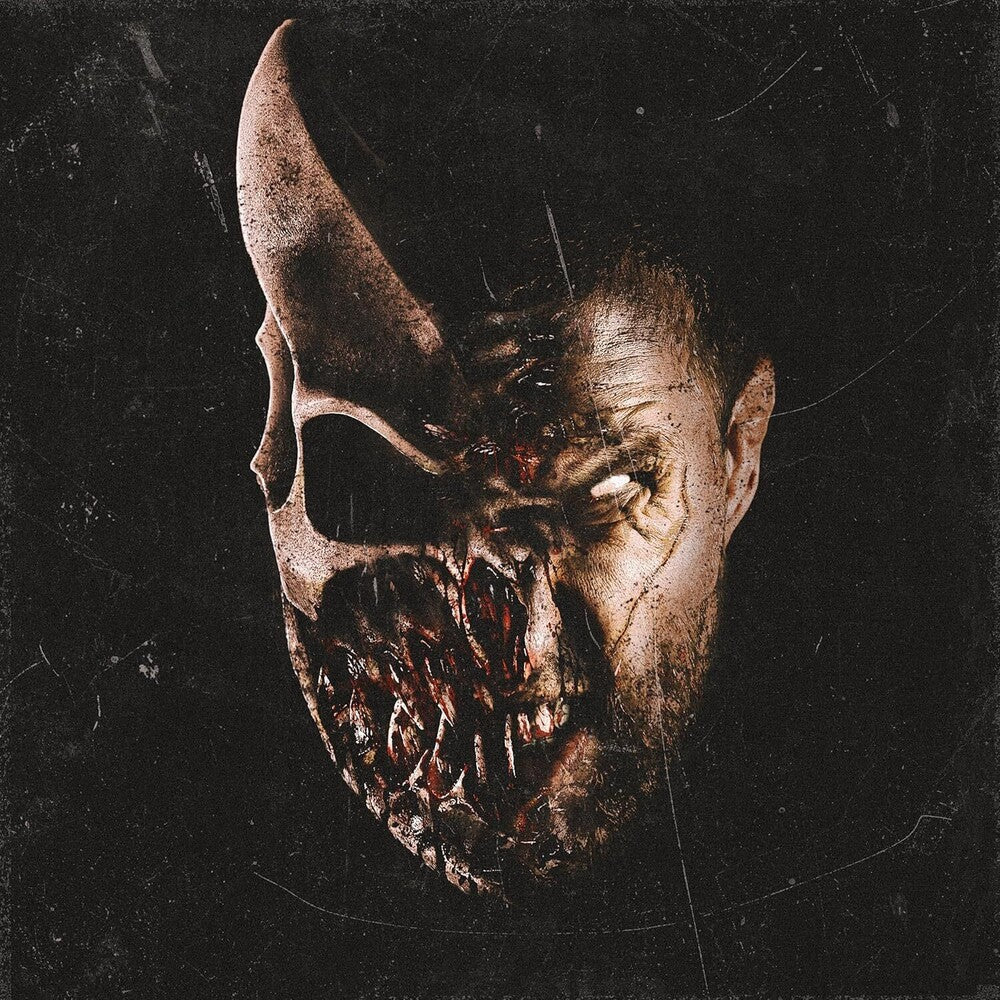 the album cover for Slaughter to Prevail - Grizzly [Bone/Black-Burgundy Splatter LP]