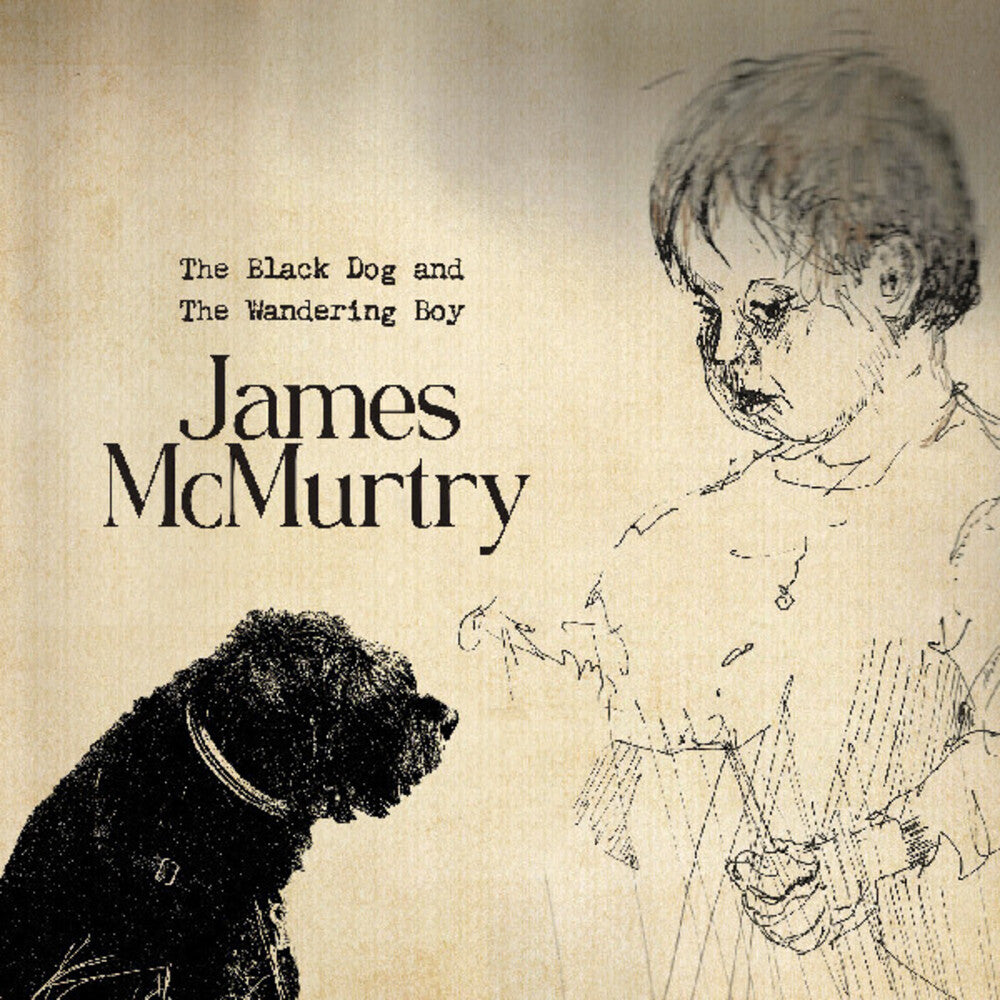 the album cover for James McMurtry - Black Dog And The Wandering Boy [Colored Vinyl] (Stic)