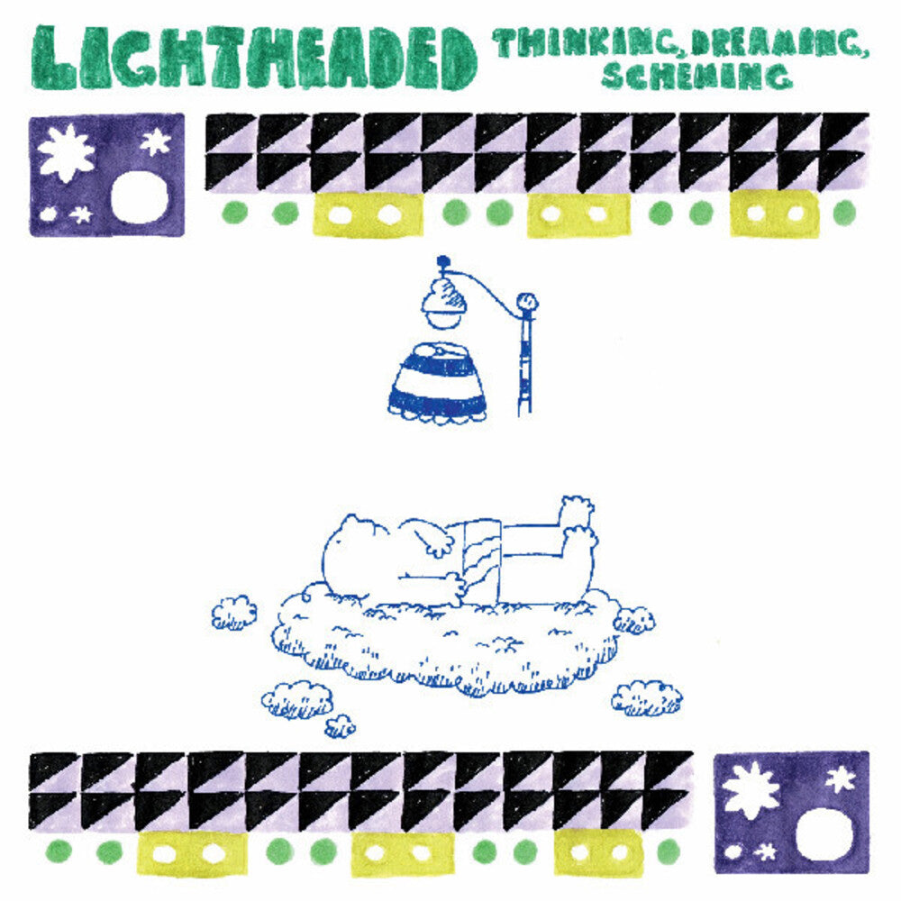 the album cover for Lightheaded - Thinking Dreaming Scheming [Colored Vinyl] (Grn) [Download Included]