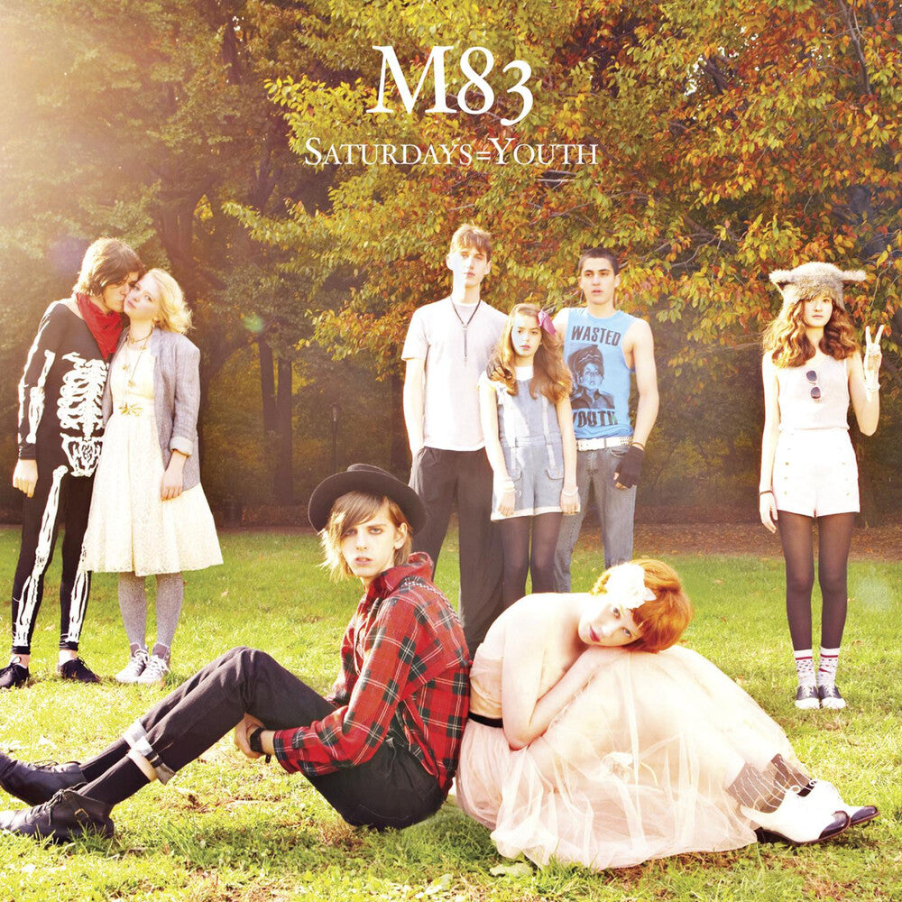 the album cover for M83 - Saturdays = Youth [Colored Vinyl] (Ylw)
