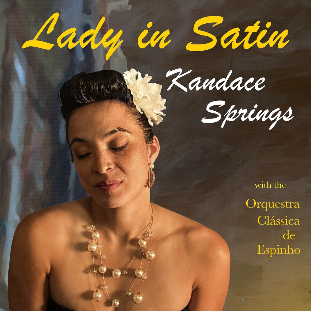 the album cover for Kandace Springs - Lady in Satin
