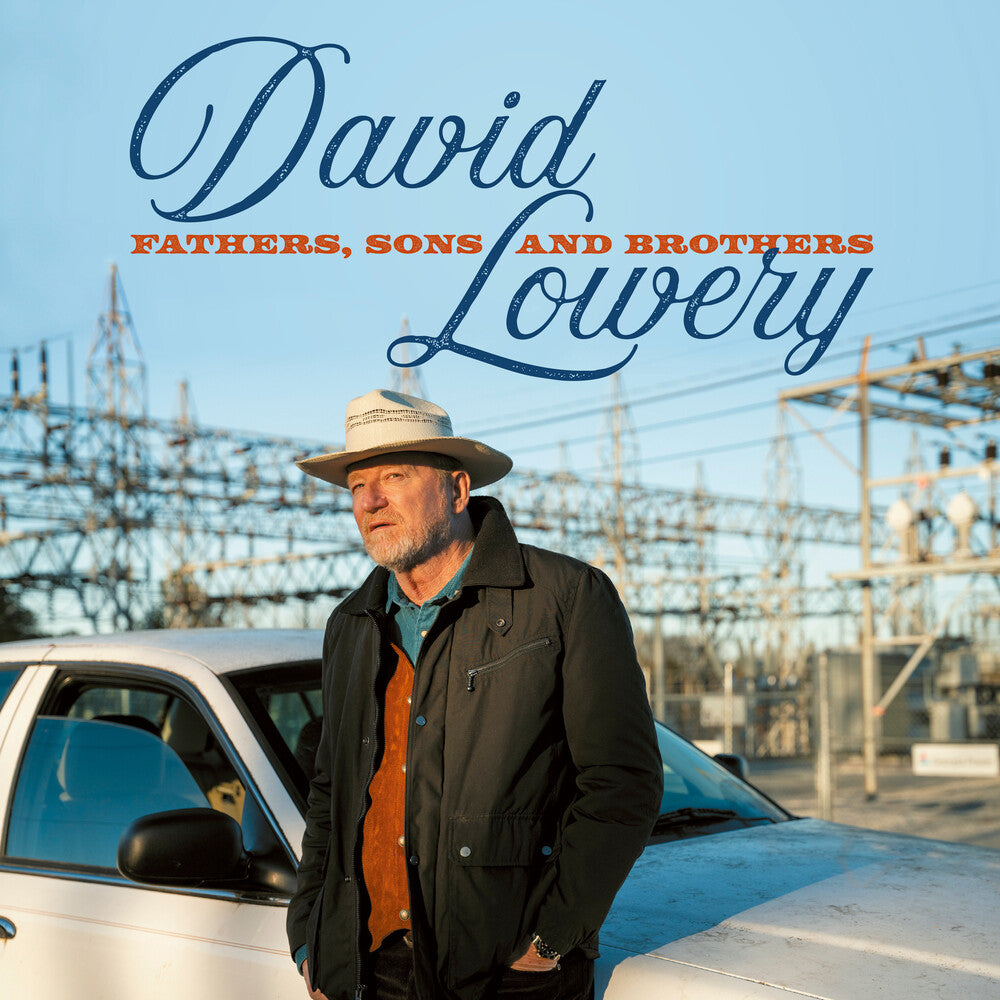 the album cover for David Lowery - Fathers Sons And Brothers (Blue) [Colored Vinyl] [Limited Edition]