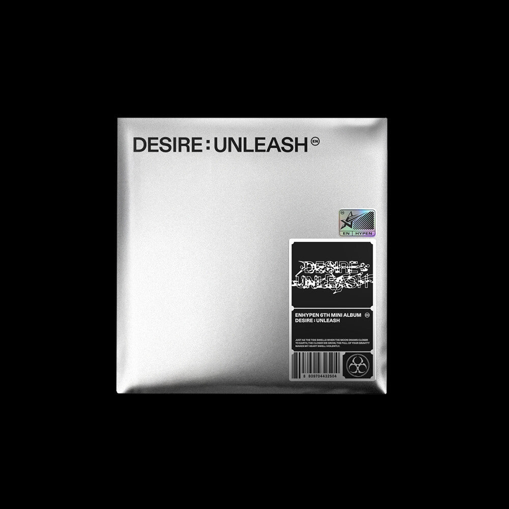 the album cover for ENHYPEN - Desire : Unleash [Engene Ver.] (Post) (Stic) [With Booklet]