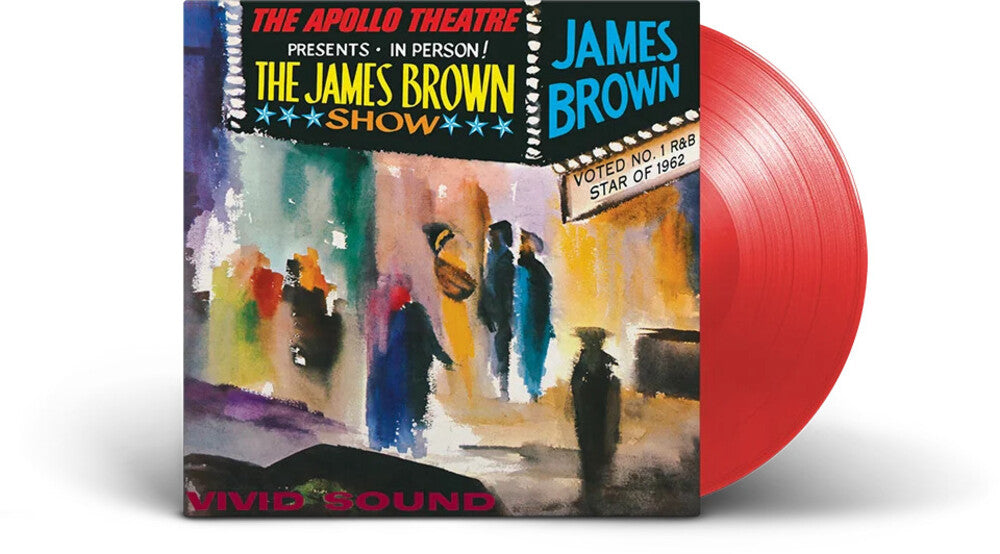 the album cover for James Brown - James Brown Live At The Apollo 1962 [Colored Vinyl] [Limited Edition]