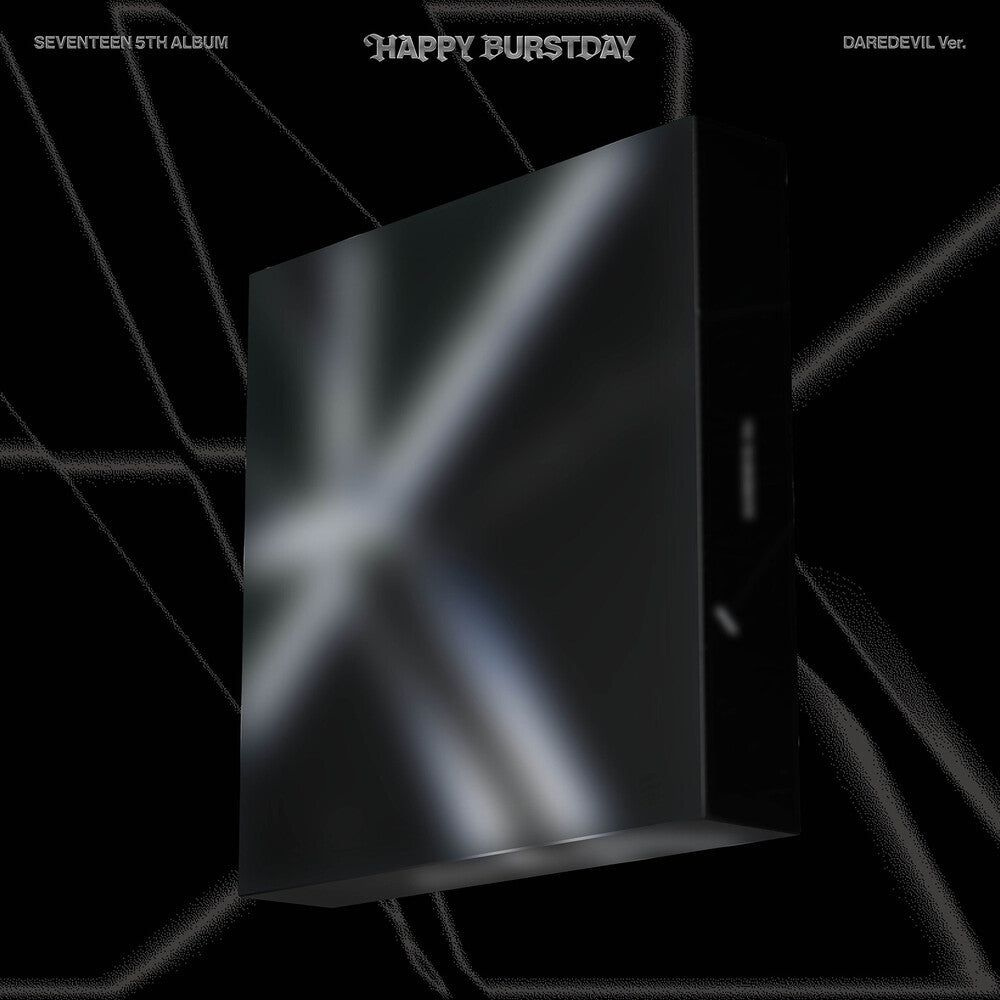 the album cover for SEVENTEEN - SEVENTEEN 5th Album HAPPY BURSTDAY (DAREDEVIL Ver.)