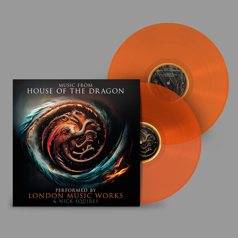 the album cover for London Music Works / Nick Squires  (Colv) (Org) - Music From House Of The Dragon [Colored Vinyl] (Org) (Uk)