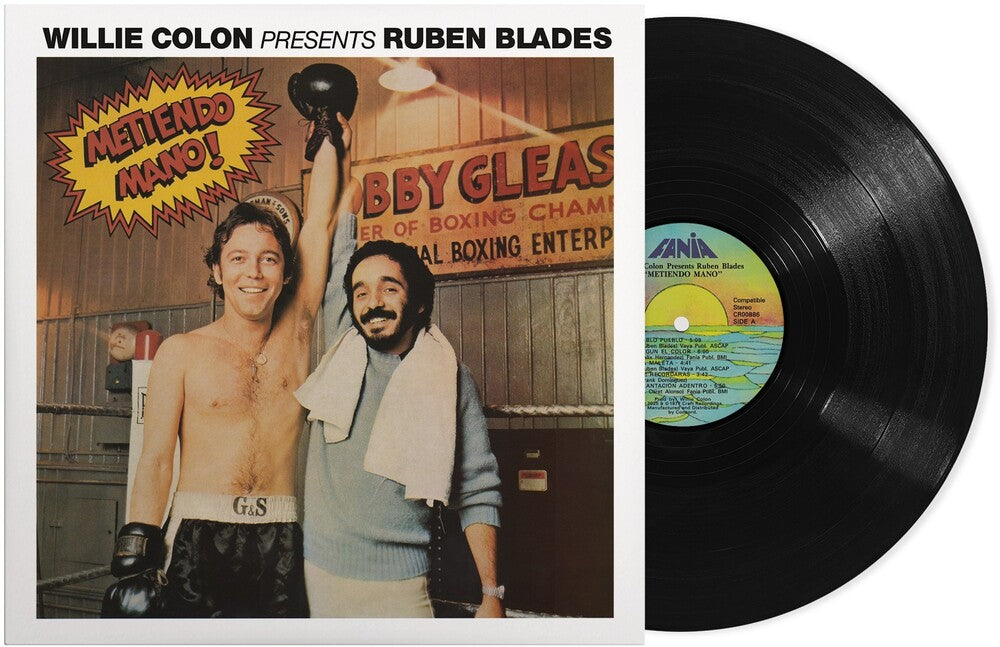 the album cover for Willie Colon, Ruben Blades - Metiendo Mano -  [180g LP]