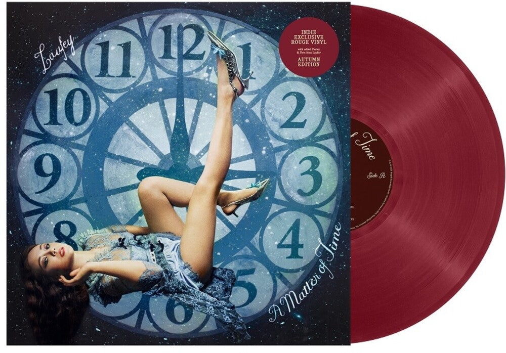 the album cover for Laufey -  A Matter of Time [LP Indie Exclusive Autumn Edition: Rouge]