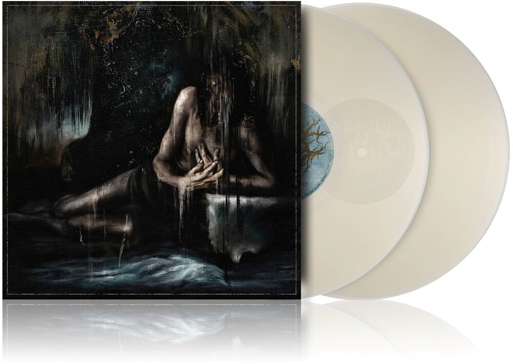 the album cover for Lorna Shore - I Feel The Everblack Festering Within Me [translucent milky clear LP]