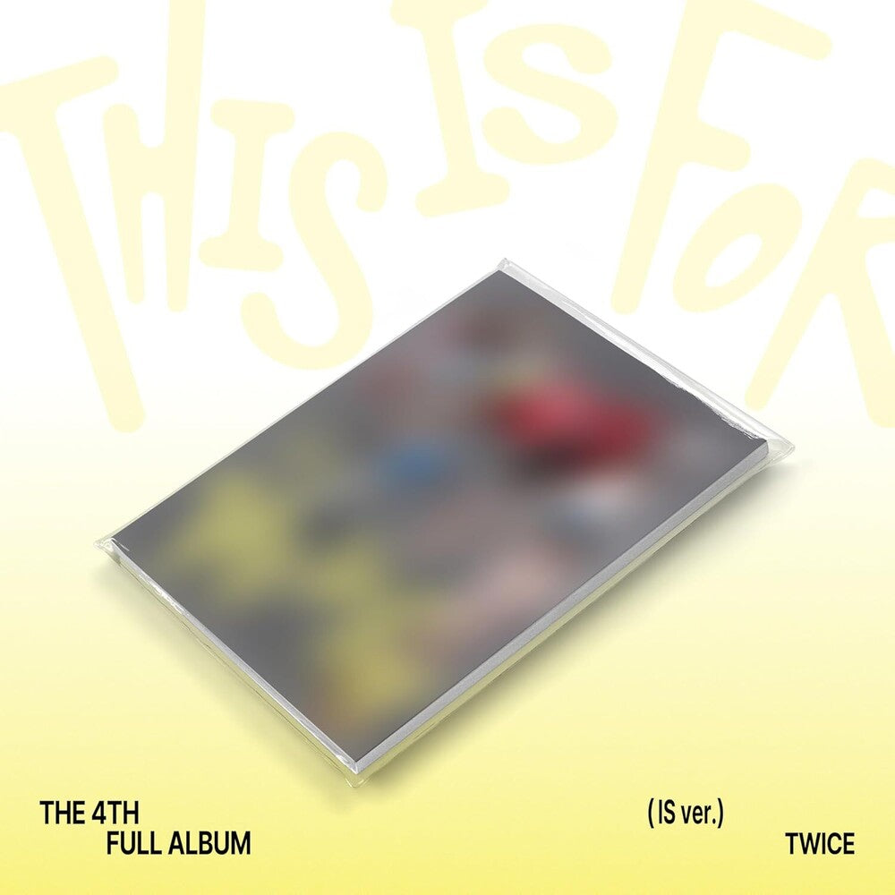 the album cover for TWICE - This Is For [Is Ver.] (Post) (Phob) (Phot)
