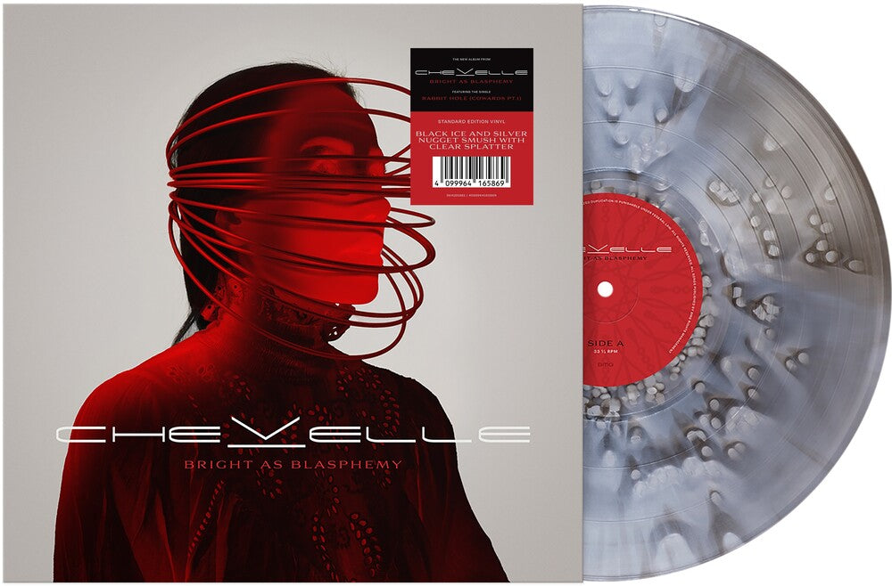 the album cover for Chevelle - Bright As Blasphemy [Black Ice/Silver Nugget/Clear Splatter LP]