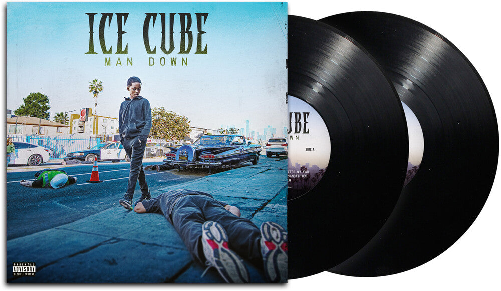 the album cover for Ice Cube - Man Down (Fra)