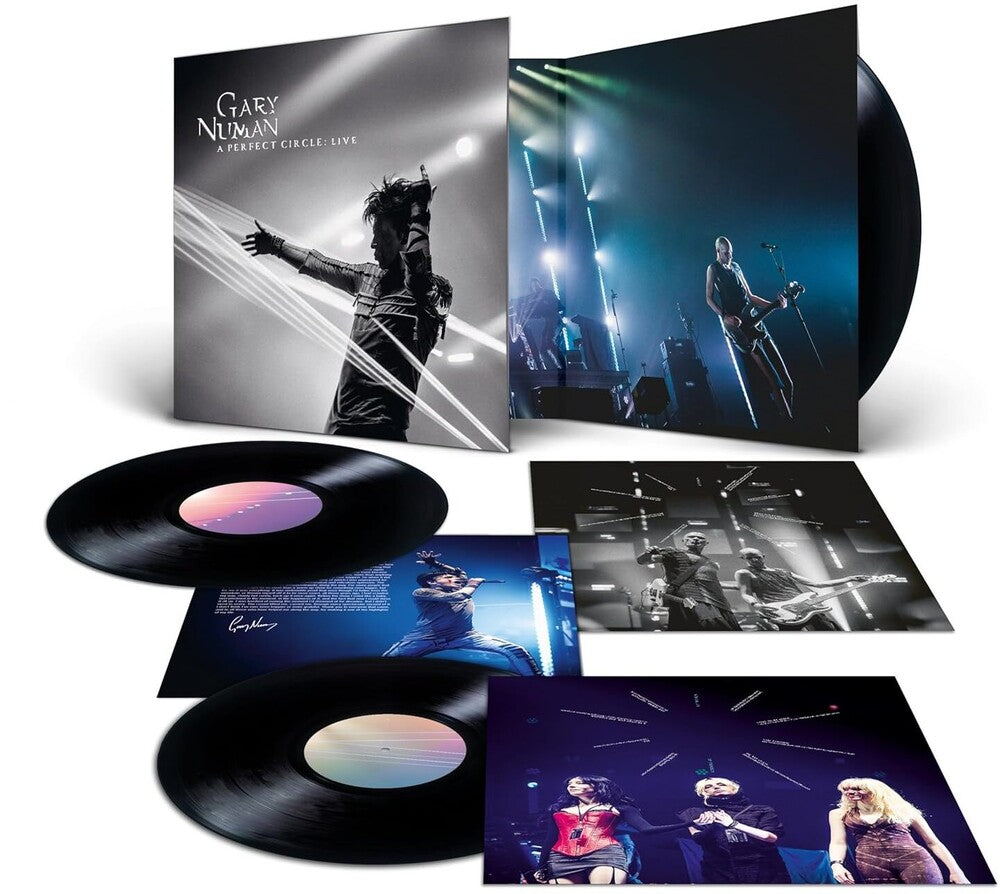 the album cover for Gary Numan - A Perfect Circle: Live At OVO Arena Wembley