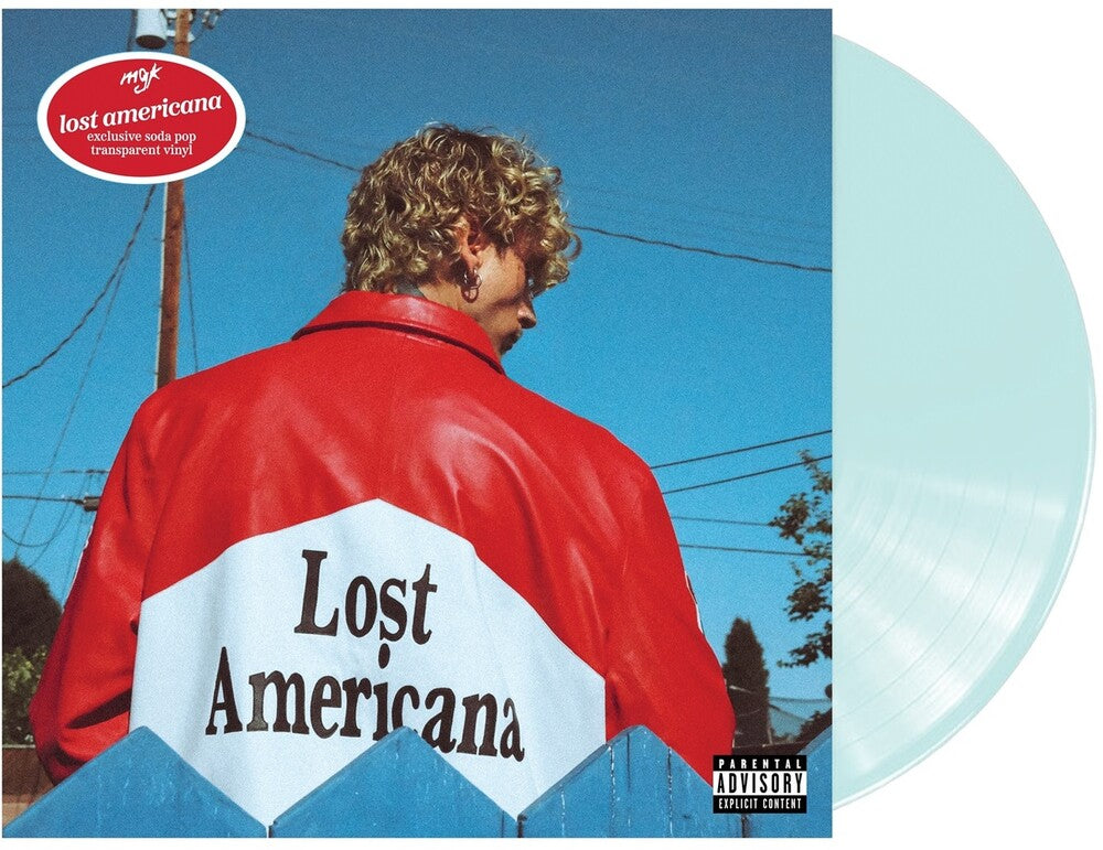 the album cover for mgk - Lost Americana [Indie Exclusive Soda Pop Bottle LP]