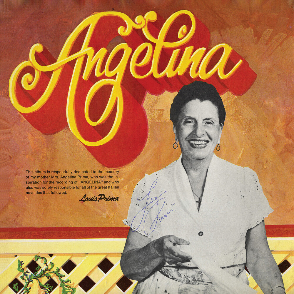 the album cover for Louis Prima - Angelina [Colored Vinyl] [Reissue]