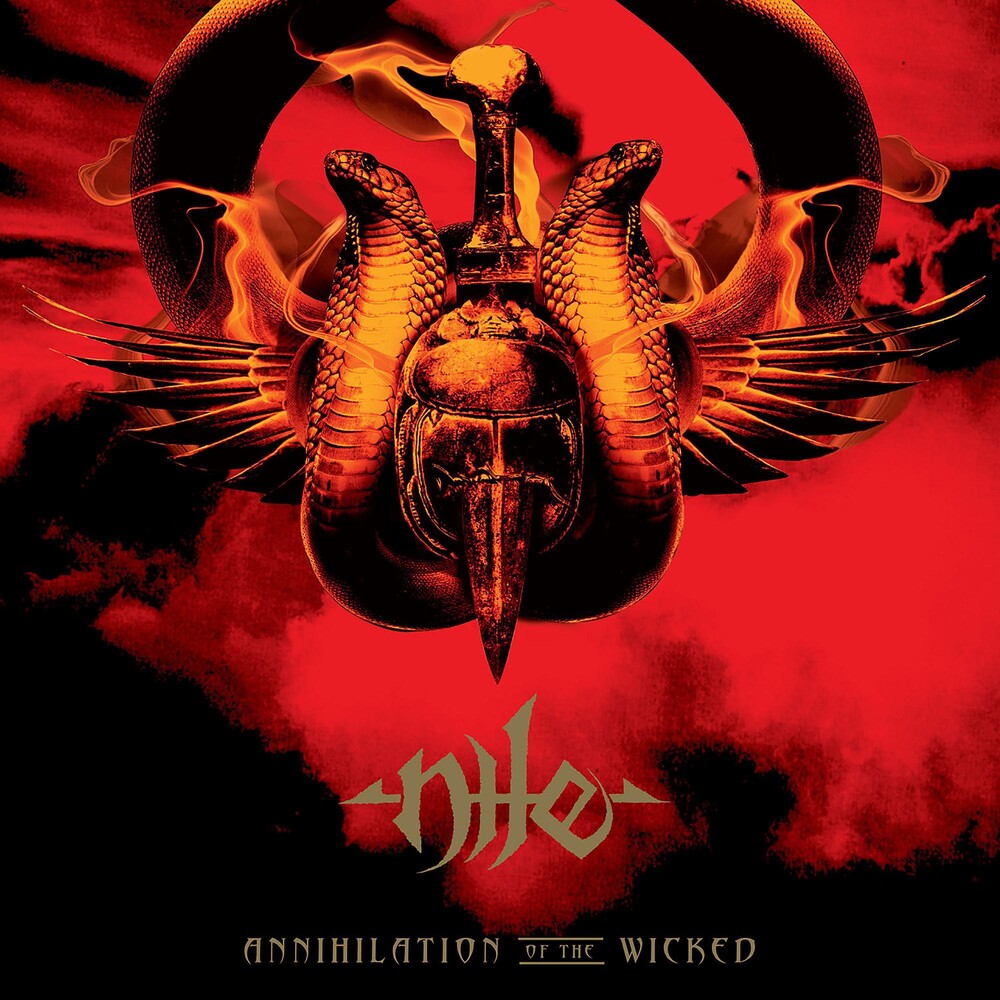 the album cover for Nile - Annihilation of the Wicked - 20th Anniversary [Zoetrope Edition]
