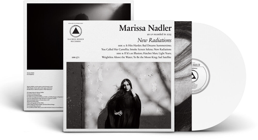 the album cover for Marissa Nadler - New Radiations [Colored Vinyl] (Wht)