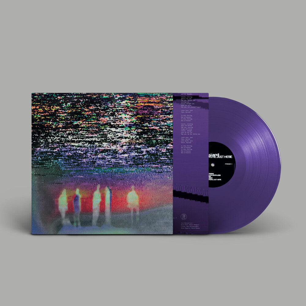 the album cover for Just Mustard - WE WERE JUST HERE [Indie Exclusive Purple Vinyl]