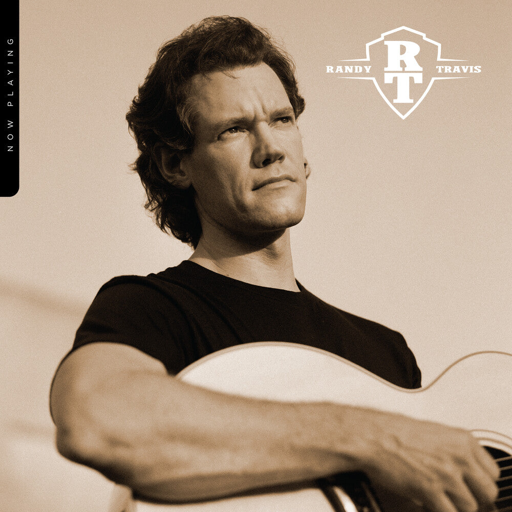 the album cover for Randy Travis - Now Playing [Colored Vinyl] (Tan)