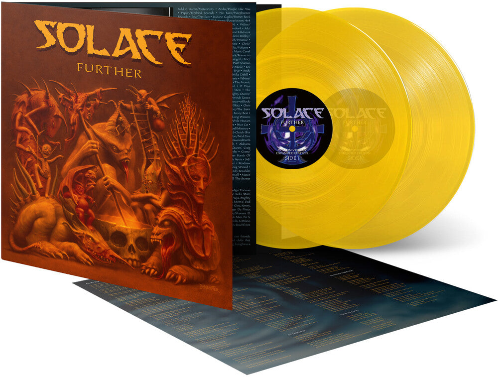 the album cover for Solace - Further (Bonus Tracks) [Colored Vinyl] (Gate) [Limited Edition] (Ofgv)