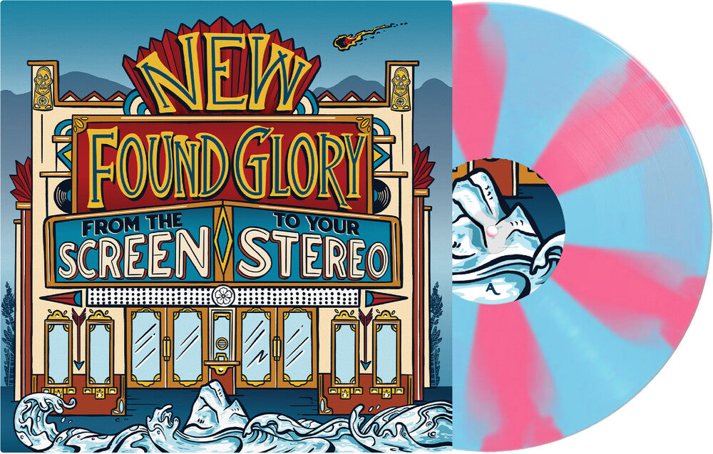 the album cover for New Found Glory - From The Screen To Your Stereo 1 (Blue) [Colored Vinyl]