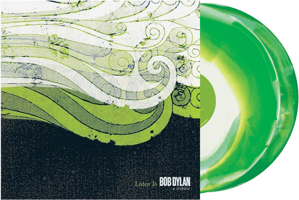 the album cover for Bob Dylan Tribute - Listen To Bob Dylan [Colored Vinyl] (Grn) (Wht) (Ylw)