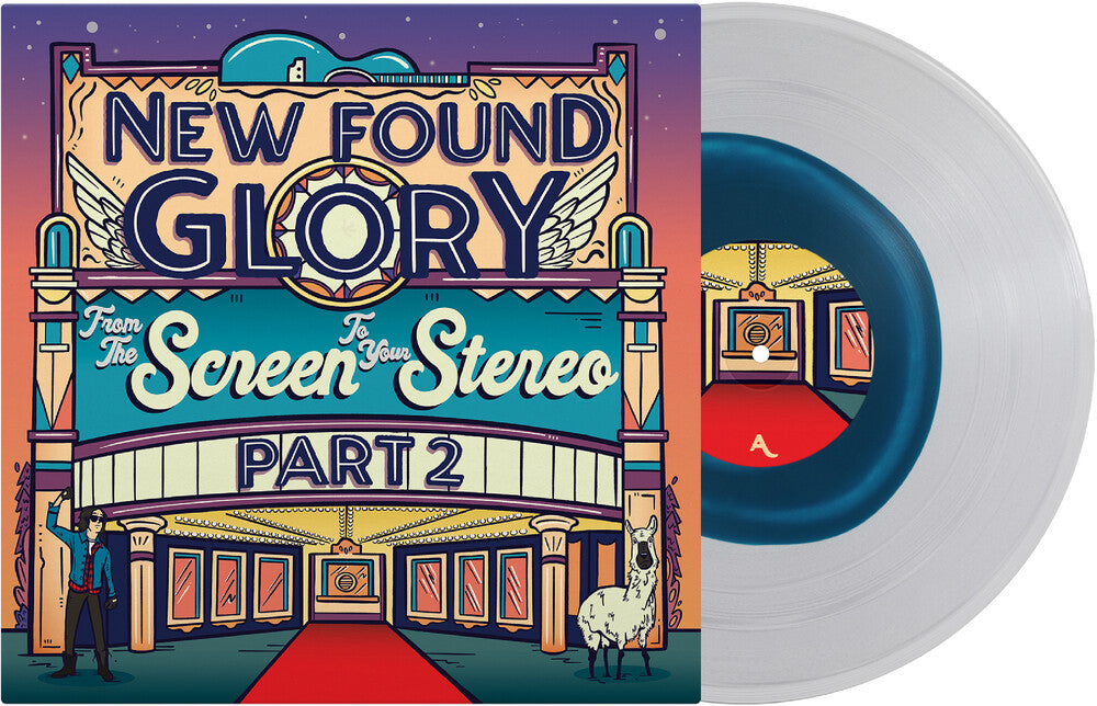 the album cover for New Found Glory - From The Screen To Your Stereo 2 (Blue) [Clear Vinyl]