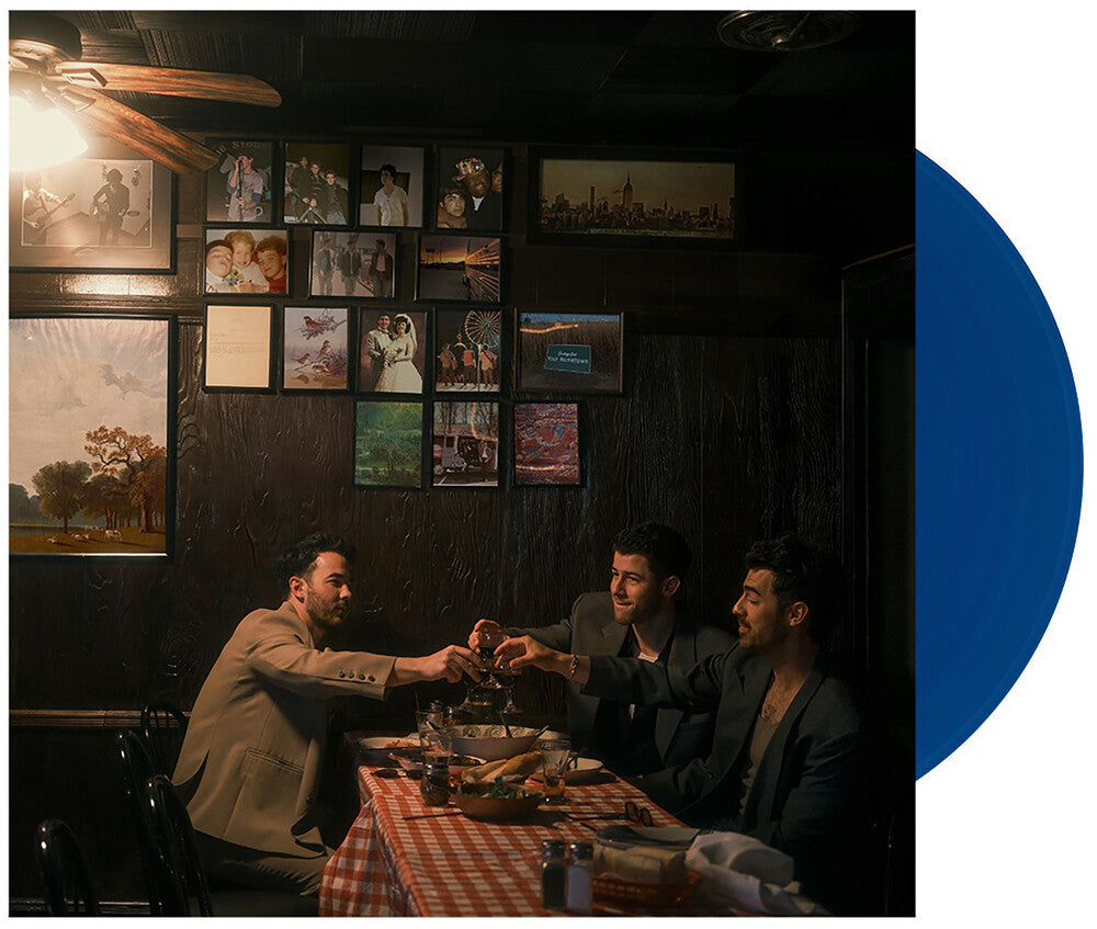 the album cover for Jonas Brothers - Greetings From Your Hometown [Cobalt Blue LP]