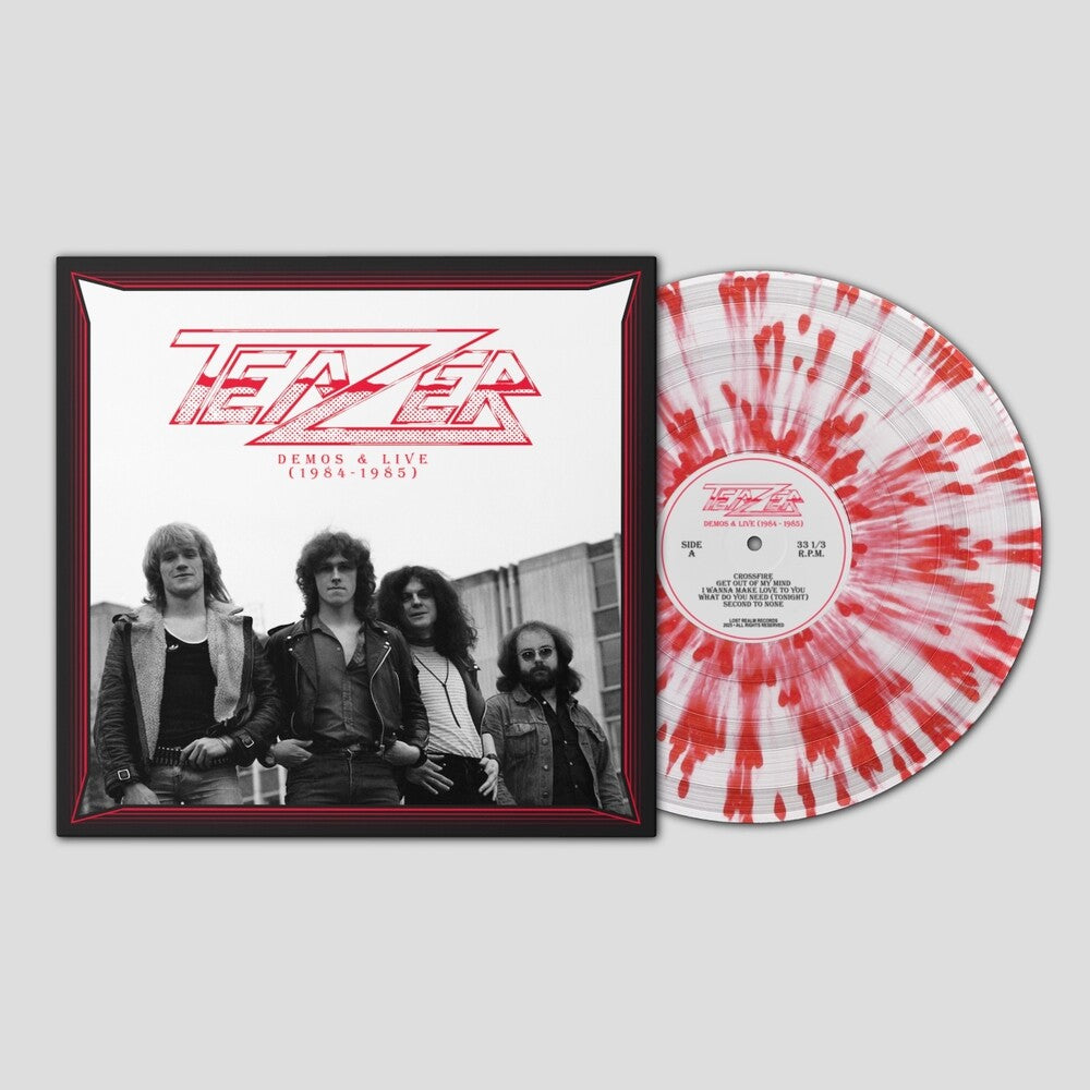 the album cover for Teazer - Demos & Live (1984-1985) [Colored Vinyl] [Limited Edition] (Red) (Wht)