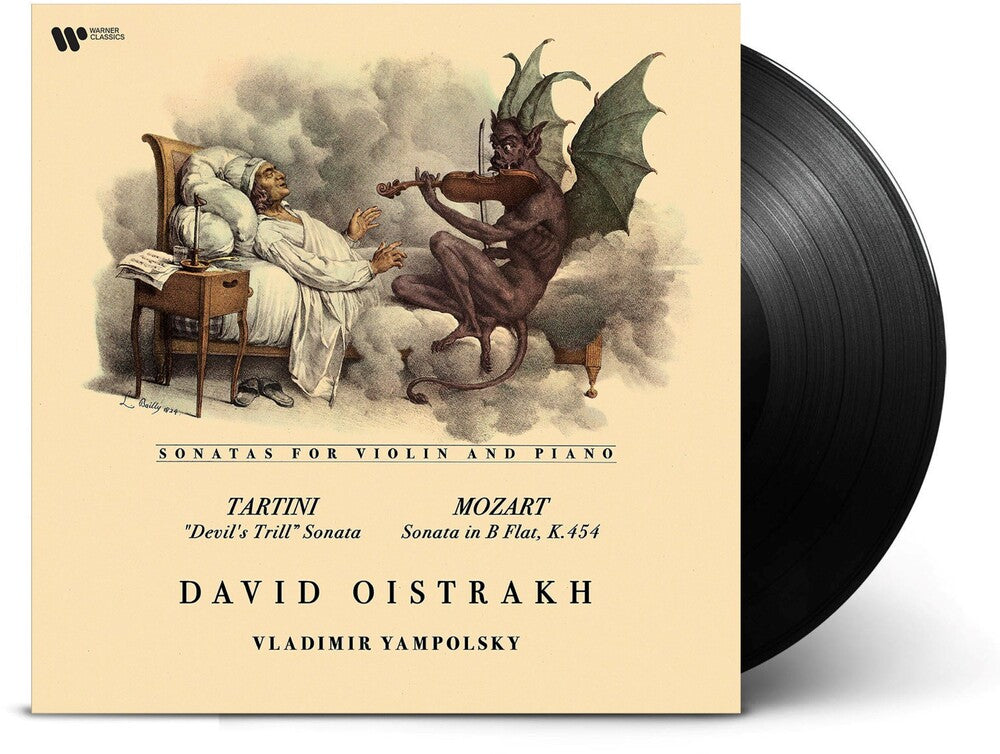 the album cover for Oistrakh, David - Tartini, Mozart & Debussy