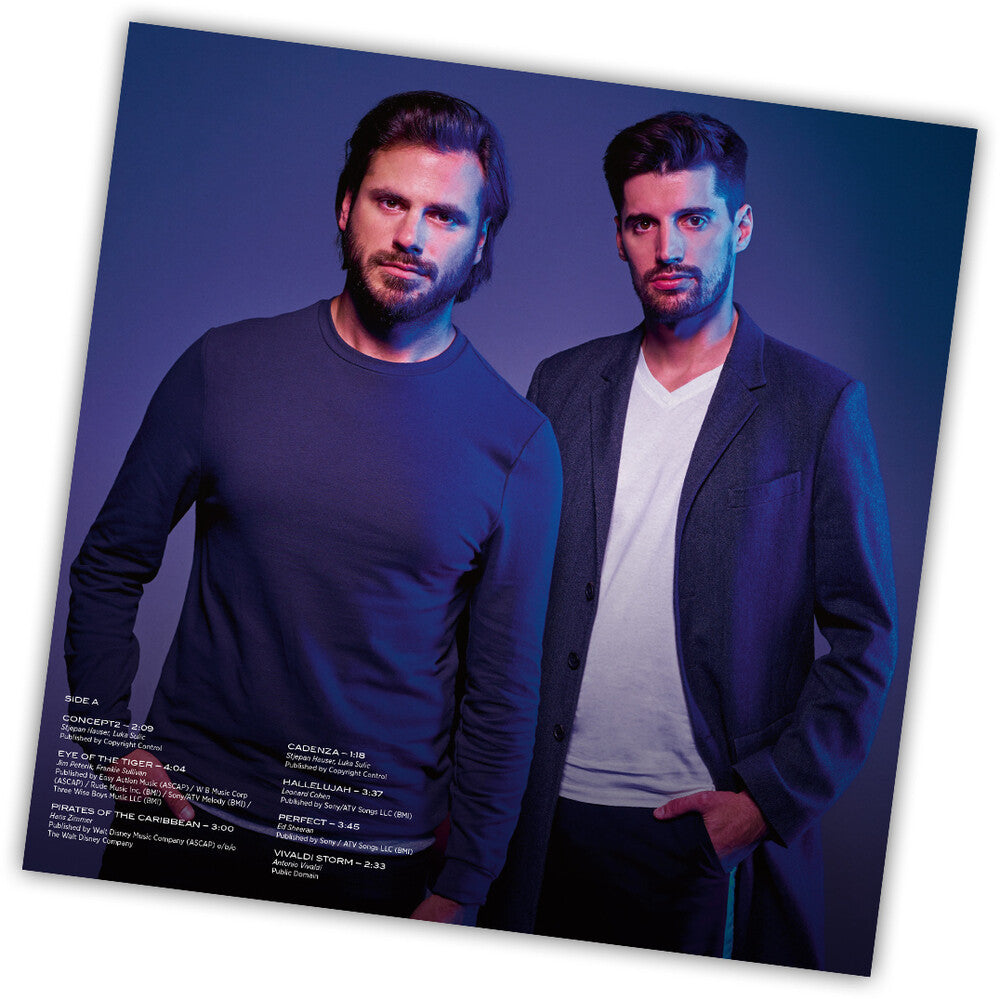 the album cover for 2Cellos - Let There Be Cello