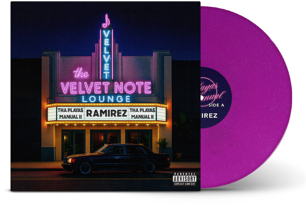 the album cover for Ramirez - Tha Playa$ Manual II [Indie Exclusive Purple Colored Vinyl]