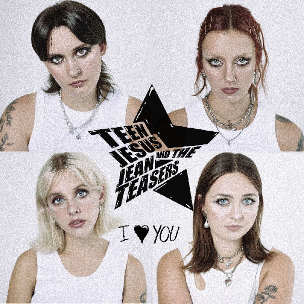 the album cover for Teen Jesus & The Jean Teasers - Love You [Colored Vinyl] (Pnk)