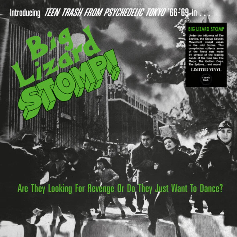the album cover for Big Lizard Stomp (Teen Trash From Psychedelic / Va - Big Lizard Stomp (Teen Trash From Psychedelic / Va