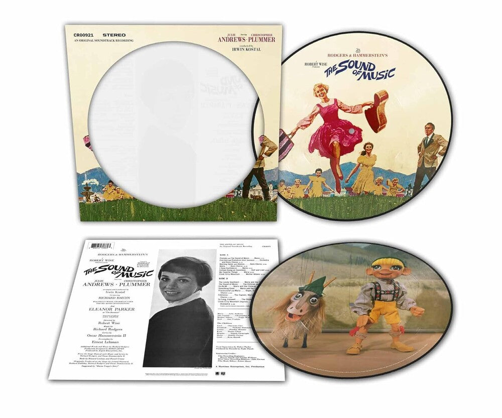 the album cover for Julie Andrews, Rodgers &amp; Hammerstein - The Sound Of Music (Original Soundtrack Recording) [Picture Disc LP]