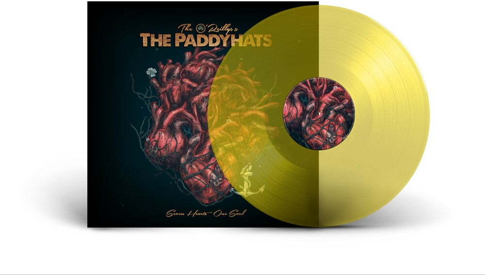 the album cover for O'Reillys & the Paddyhats - Seven Hearts - One Soul [Colored Vinyl] [Limited Edition] (Ylw) [Reissue]