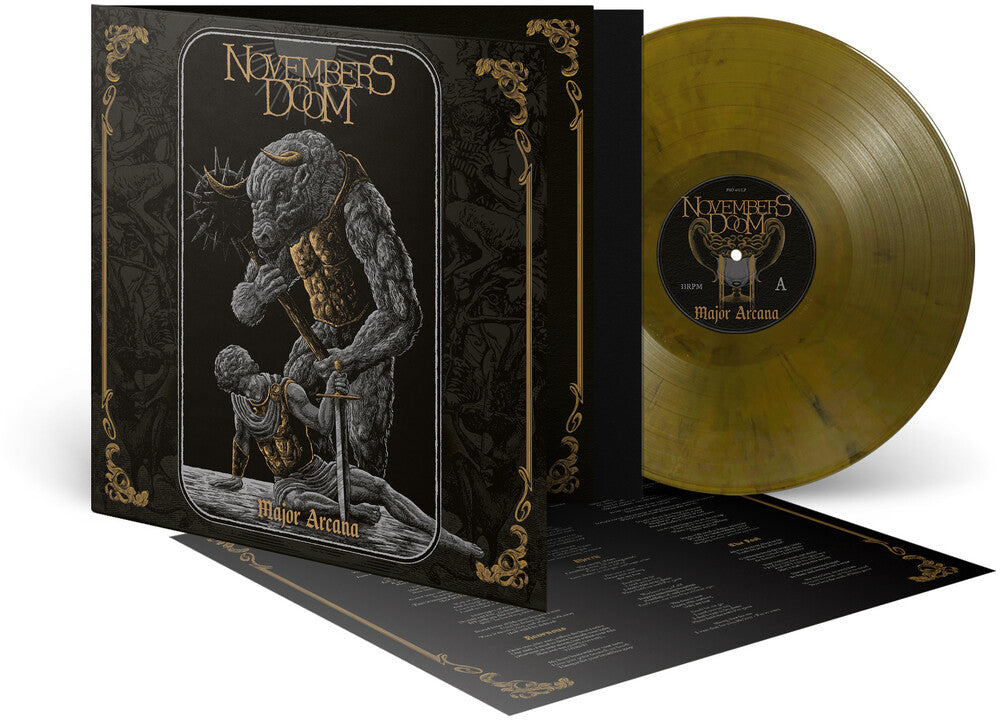 the album cover for Novembers Doom - Major Arcana (Blk) [Colored Vinyl] (Gate) (Gol) [Limited Edition]