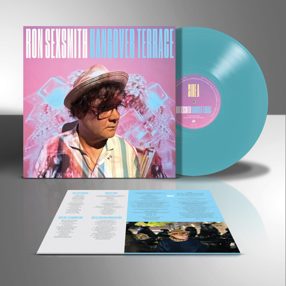 the album cover for Ron Sexsmith - Hangover Terrace [Clear Vinyl] (Trq)