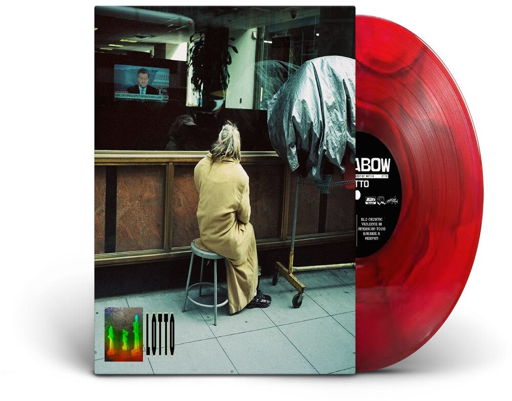 the album cover for They Are Gutting a Body of Water - LOTTO [Red Ripple LP]