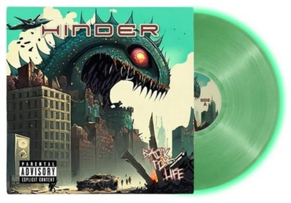 the album cover for Hinder - Back To Life [Colored Vinyl] (Min)