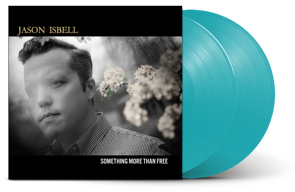 the album cover for Jason Isbell - Something More Than Free [Indie Exclusive Denim Colored Vinyl, 10 Year Anniversary]