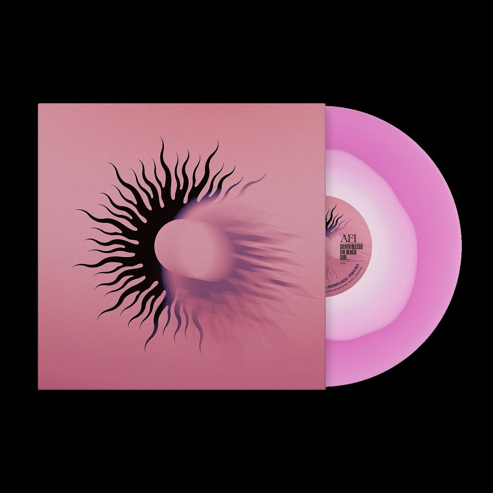 the album cover for AFI - Silver Bleeds The Black Sun [First Run Club Indie Exclusive White & Violet Vinyl]