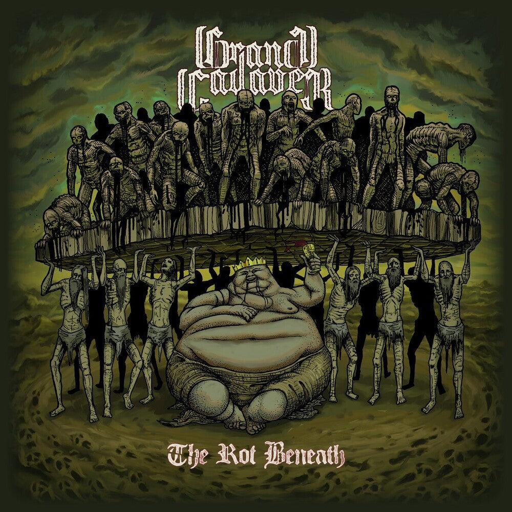 the album cover for Grand Cadaver - Rot Beneath - Black/Green (Blk) [Colored Vinyl] (Grn)
