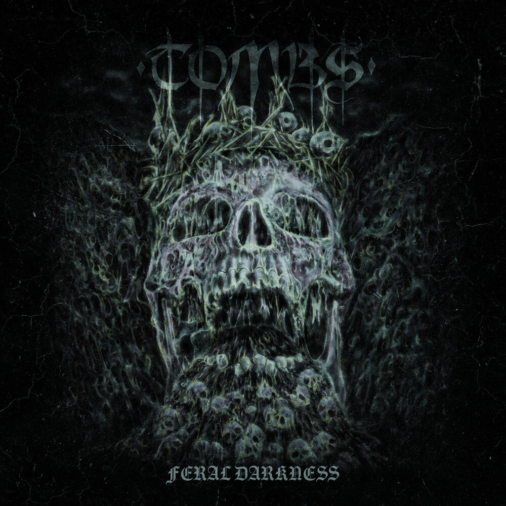 the album cover for Tombs - Feral Darkness (Blue) [Colored Vinyl]