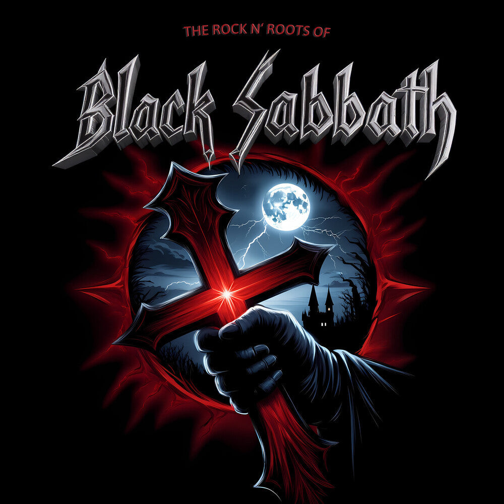 the album cover for Black Sabbath - Rock N' Roots Of [Clear Red Vinyl]