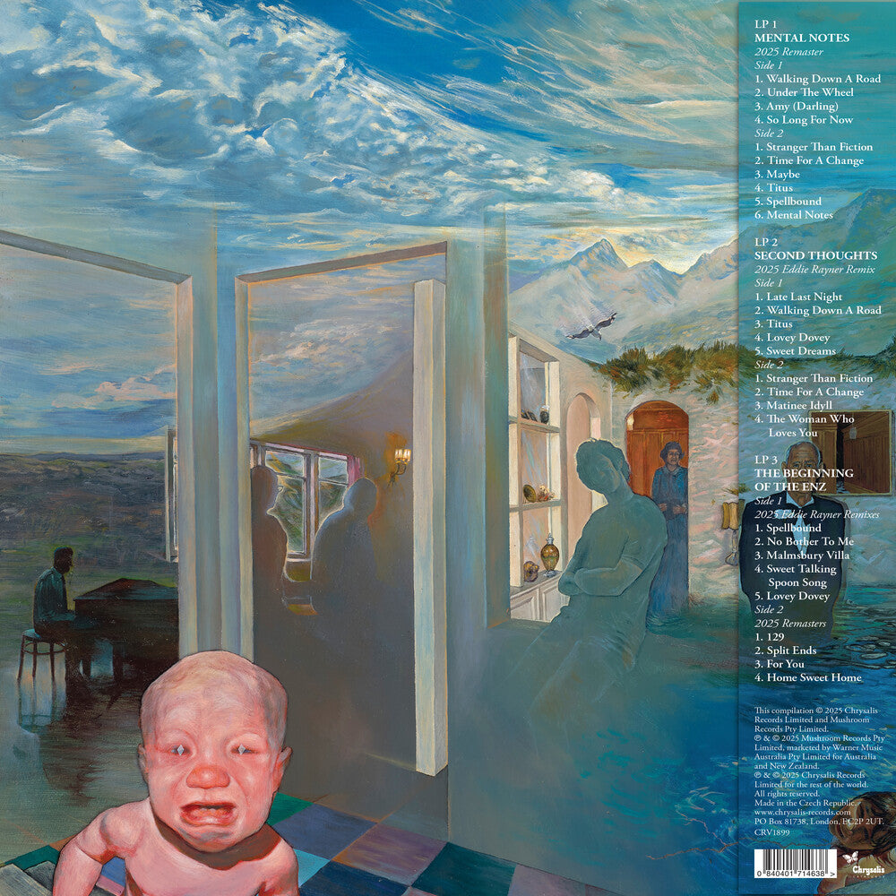 the album cover for Split Enz - Enzyclopedia - Volumes One & Two