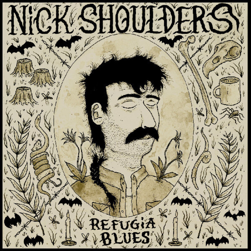 the album cover for Nick Shoulders - Refugia Blues (Ofgv)