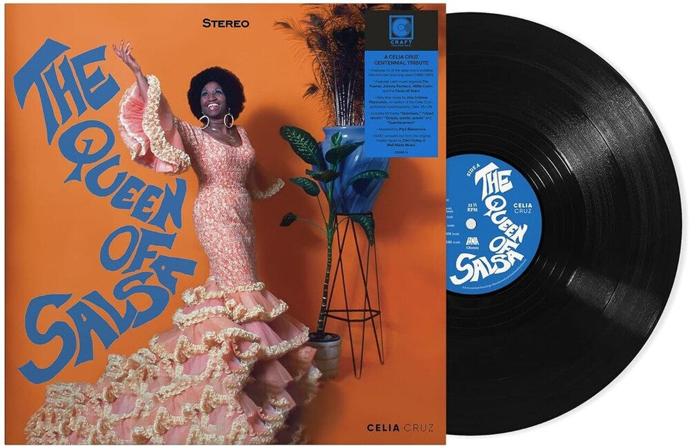 the album cover for Celia Cruz - The Queen Of Salsa